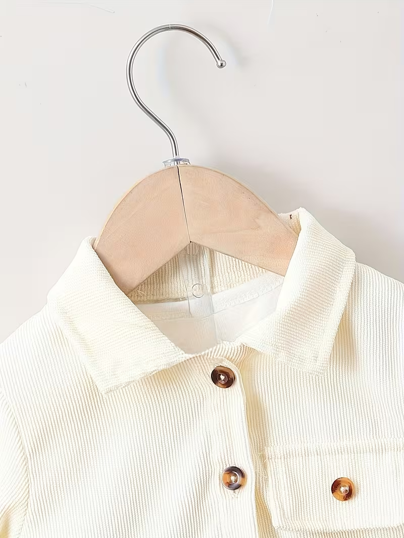 Boys Brown Cotton Shirt & Pant Set