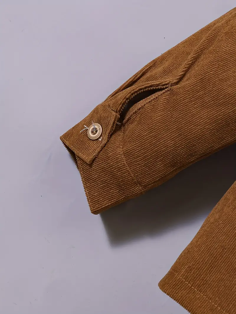 Boys Brown Shirt & Pant Set (Full Sleeves)