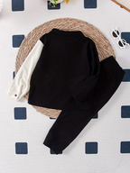 Boys Black Shirt & Pant Set (Full Sleeves)
