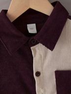 Boys Maroon Shirt & Pant Set (Full Sleeves)